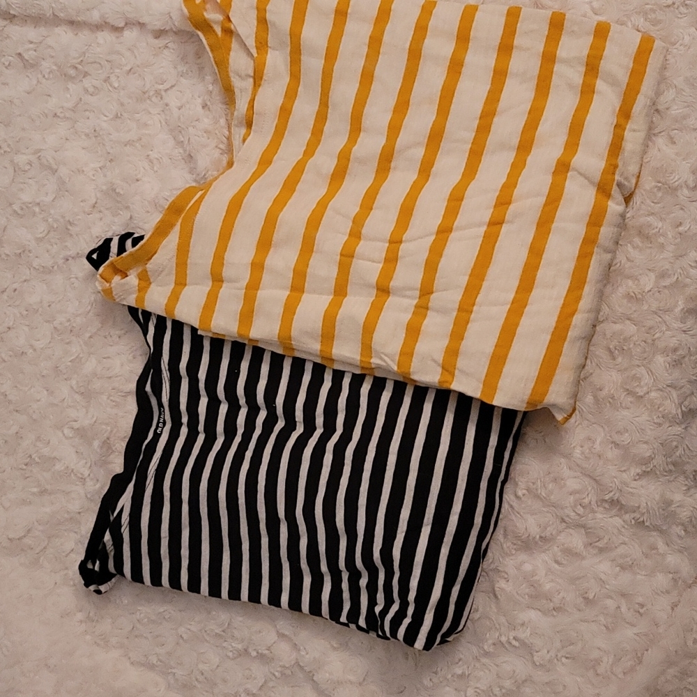 2 Old Navy 3/4 sleeve boatneck tees XXL